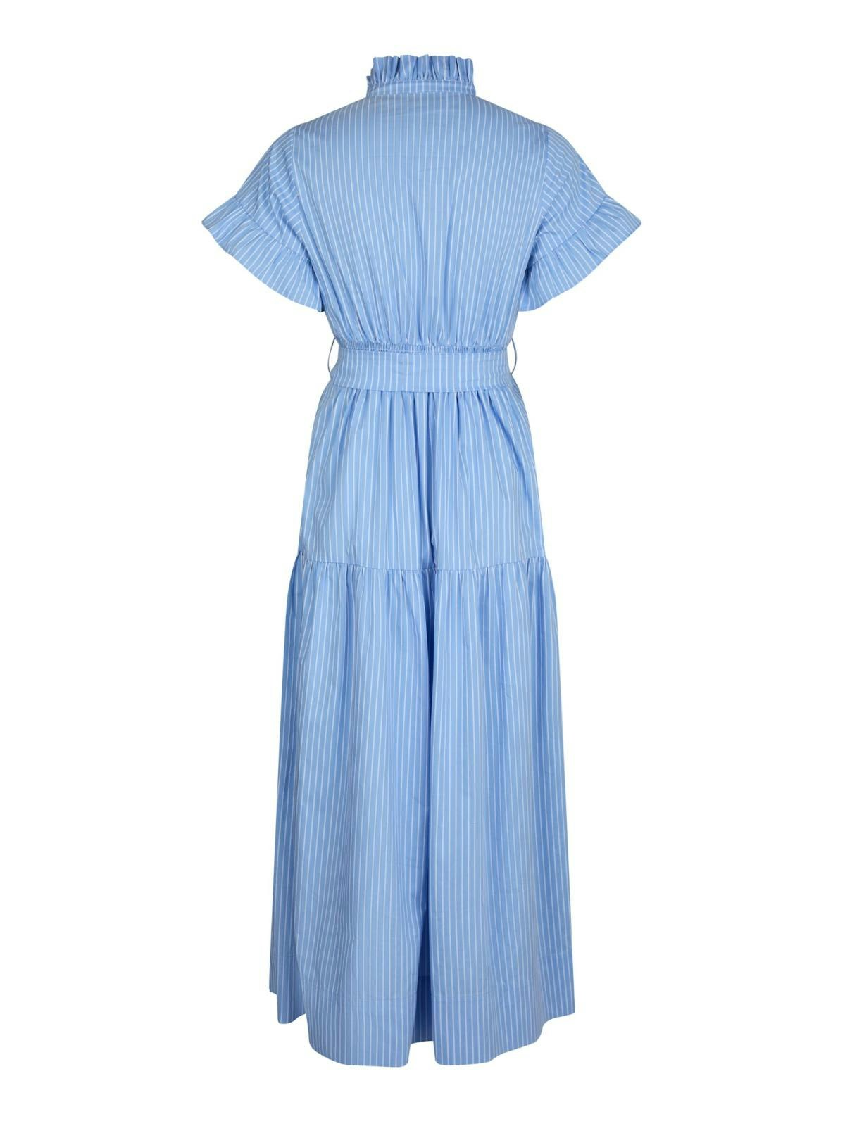 Neo Noir - Nellie Stripe Dress (Light Blue)