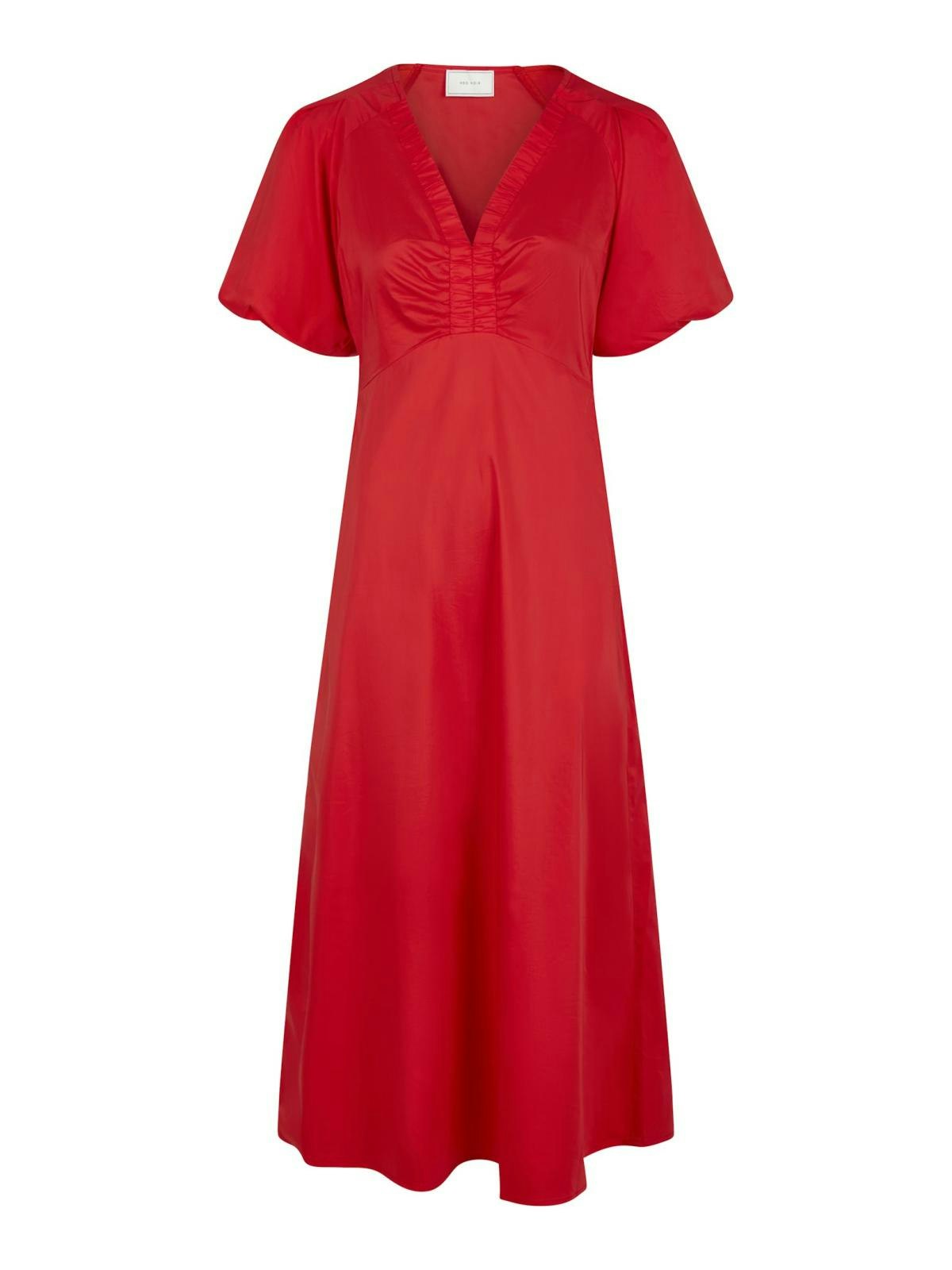 Neo Noir - Illana Poplin Dress (Red)
