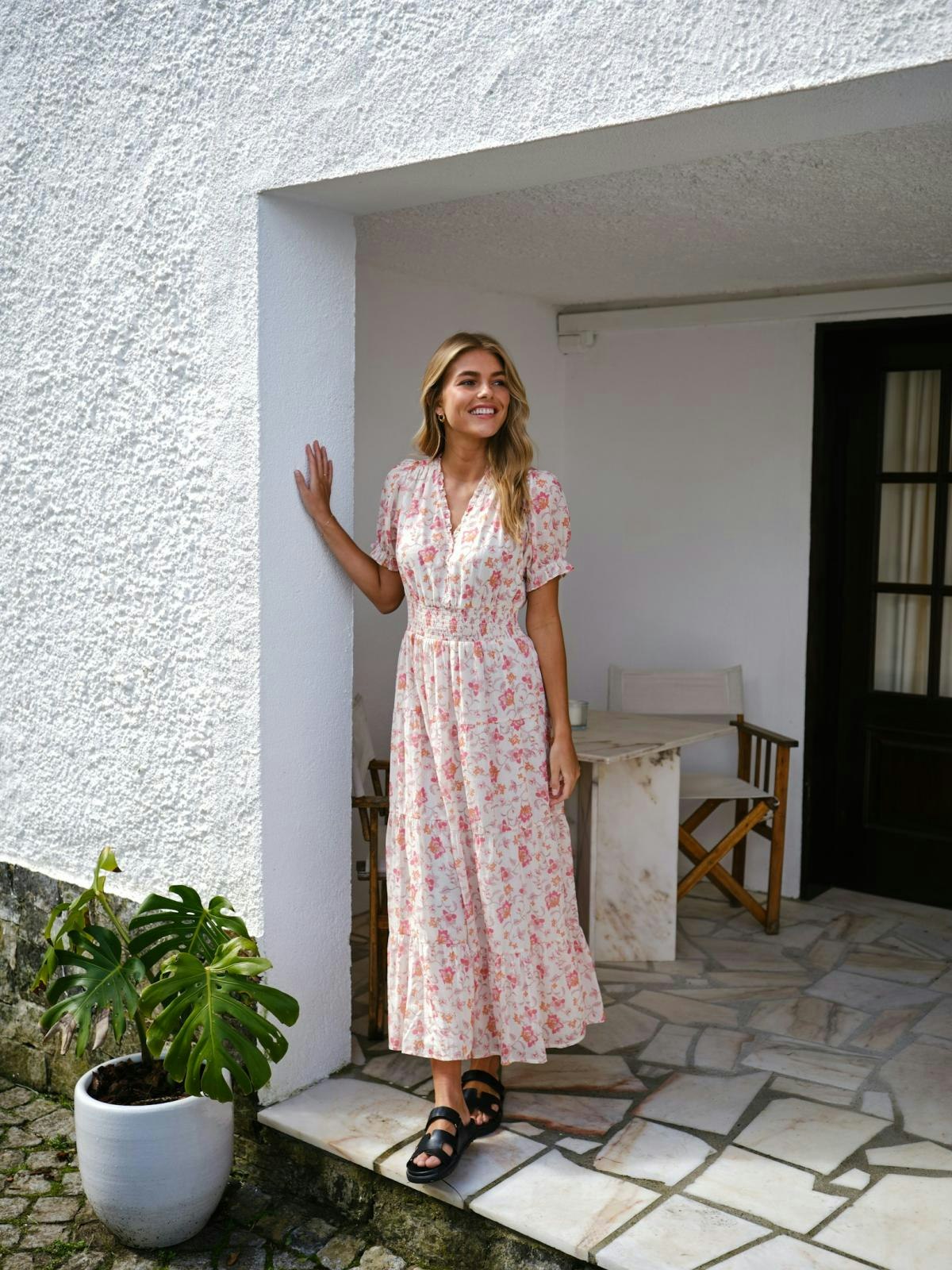 Neo Noir - Kanza Soft Rosey Dress (Rose)