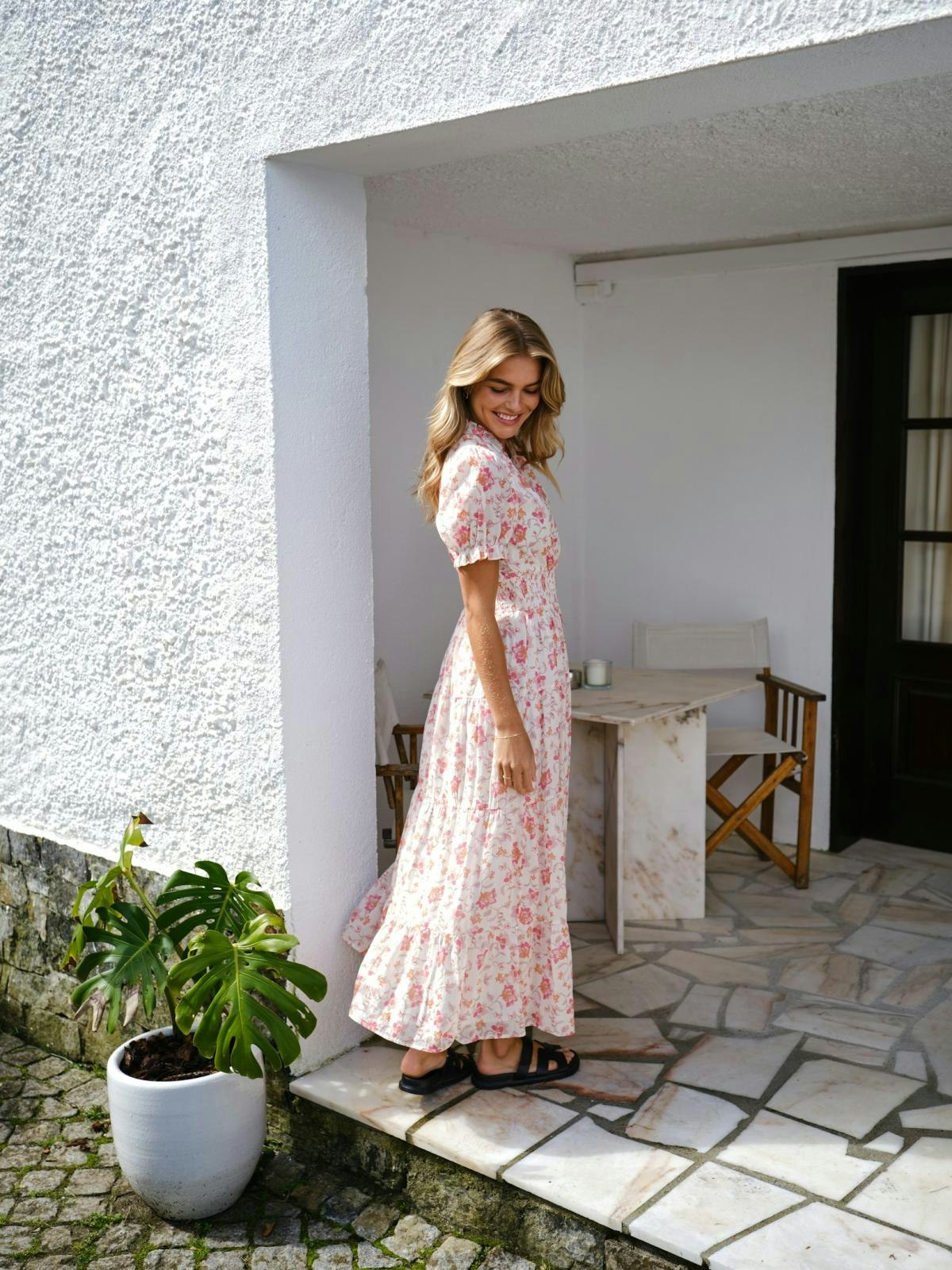 Neo Noir - Kanza Soft Rosey Dress (Rose)