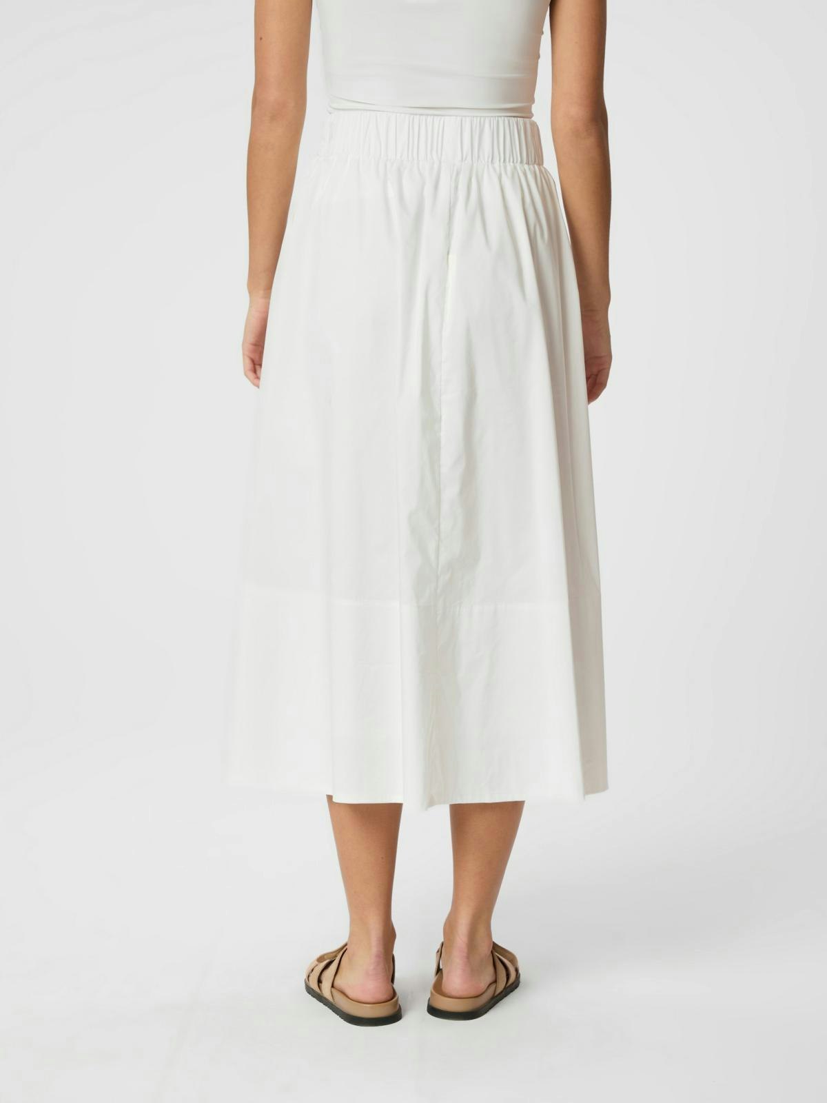 Neo Noir - Yara Poplin Skirt (White)