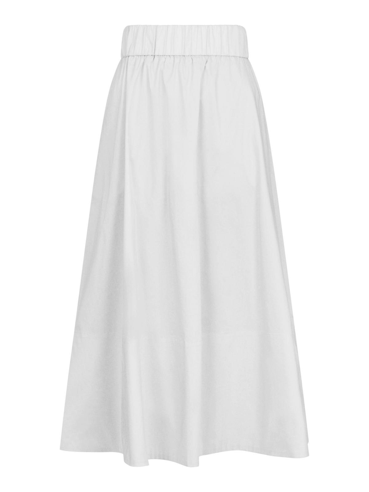 Neo Noir - Yara Poplin Skirt (White)