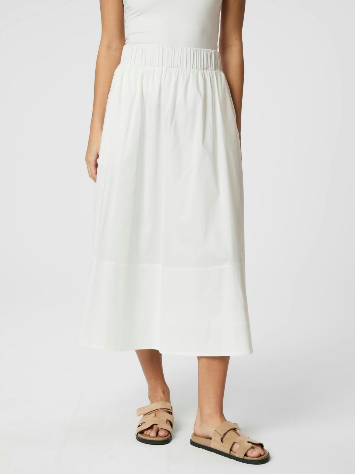 Neo Noir - Yara Poplin Skirt (White)