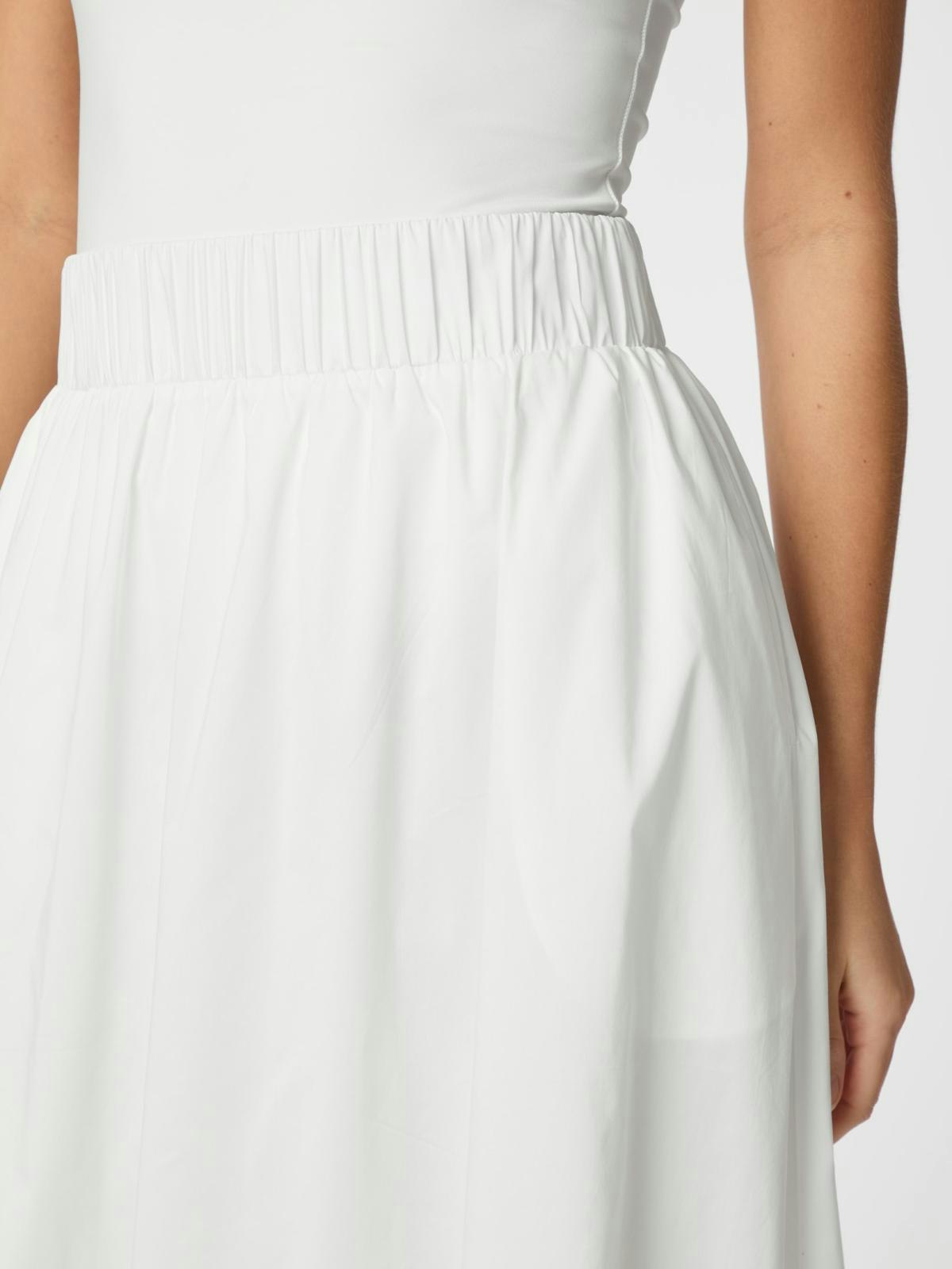 Neo Noir - Yara Poplin Skirt (White)