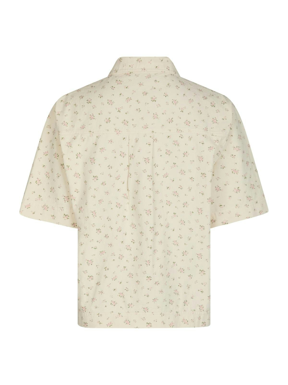 Neo Noir - Tiki Floral Denim Shirt (Offwhite)