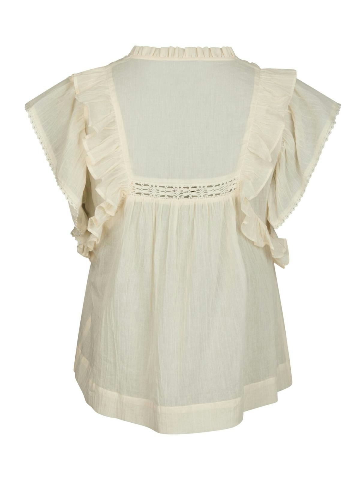Neo Noir - Jayla S Voile Top (Light Yellow)