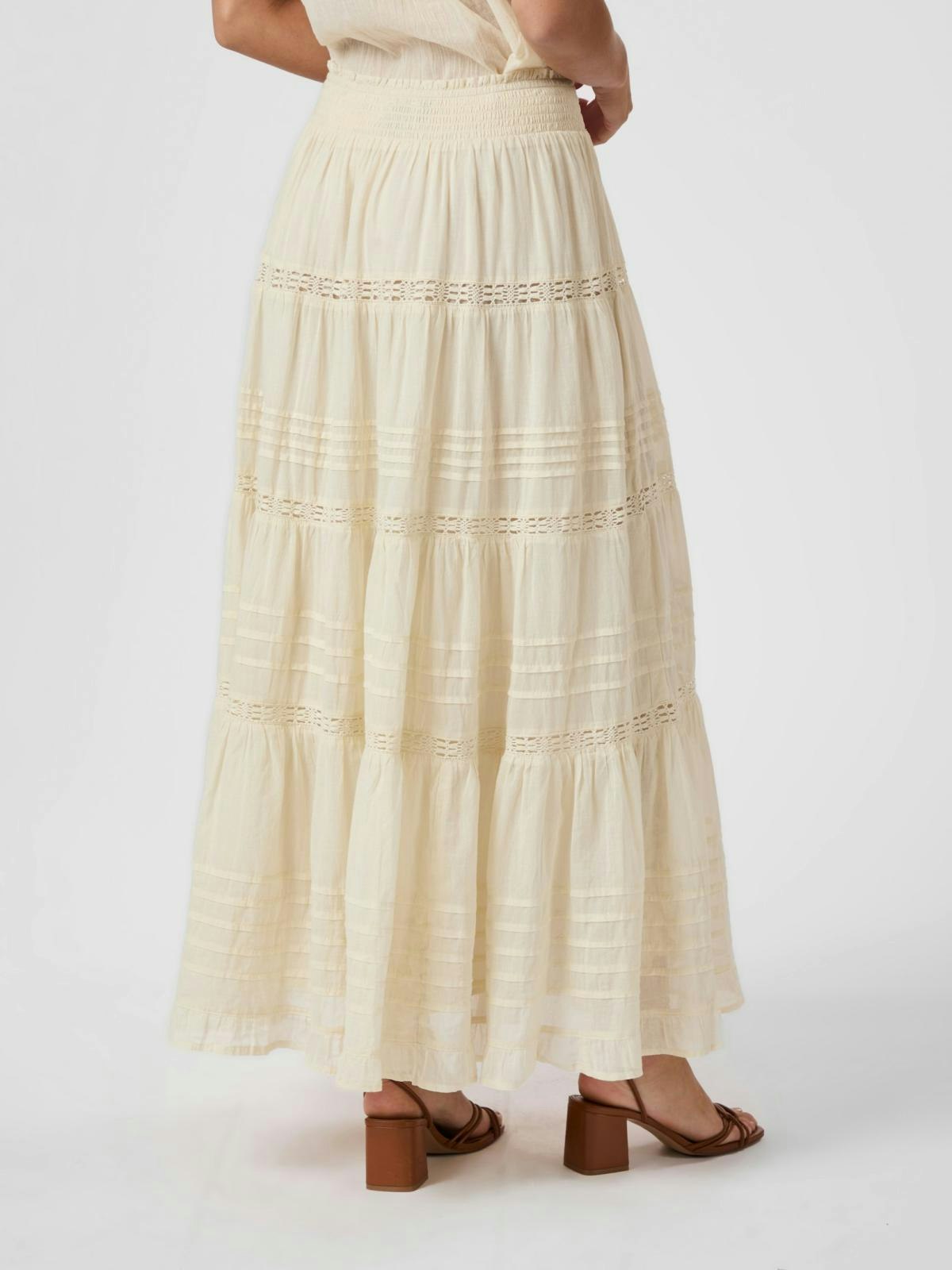 Neo Noir - Felicia S Voile Skirt (Light Yellow)