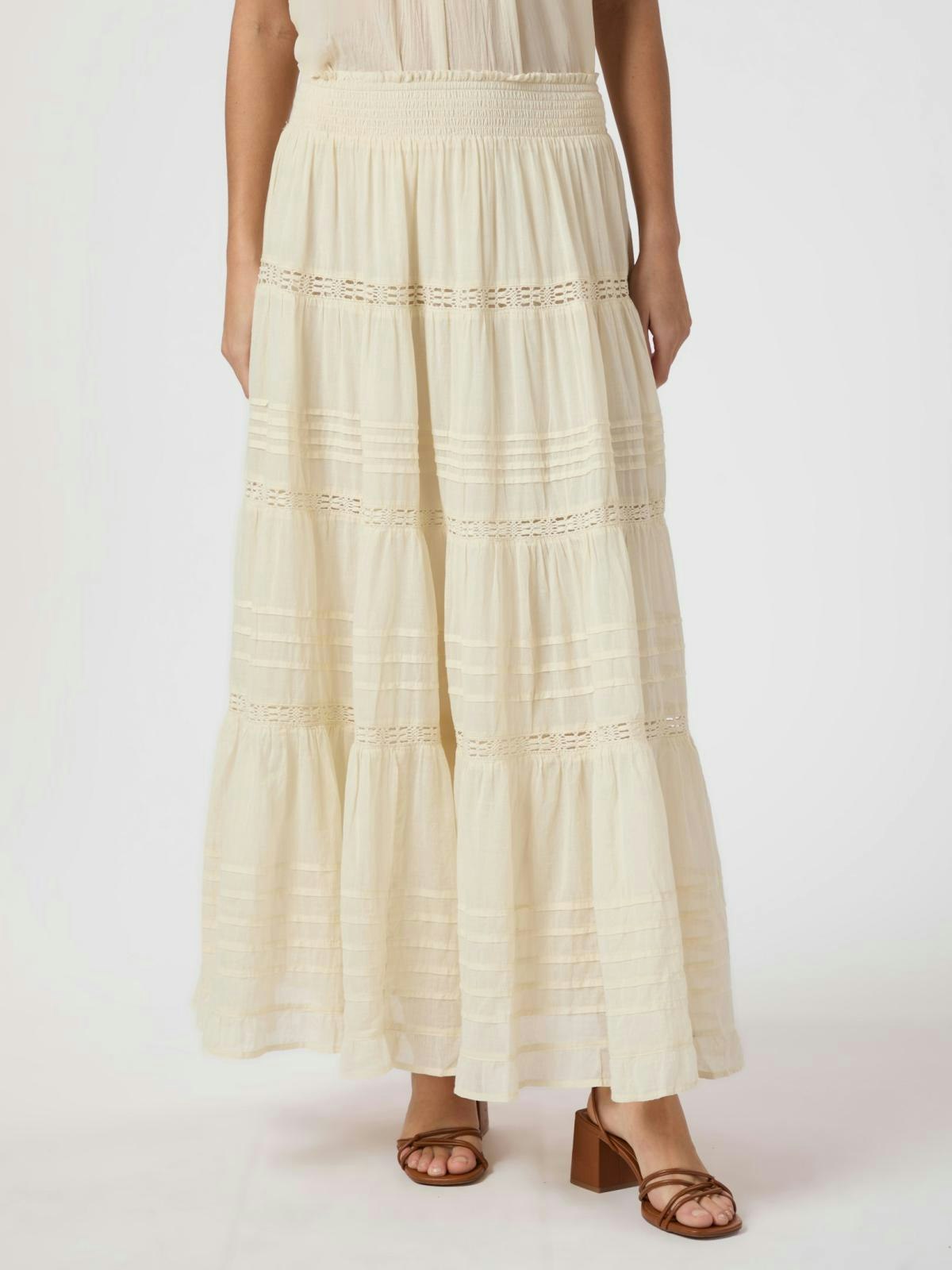 Neo Noir - Felicia S Voile Skirt (Light Yellow)