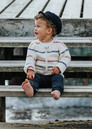 EmmaMalena - Kids Käringötröja Stickad (Offwhite)