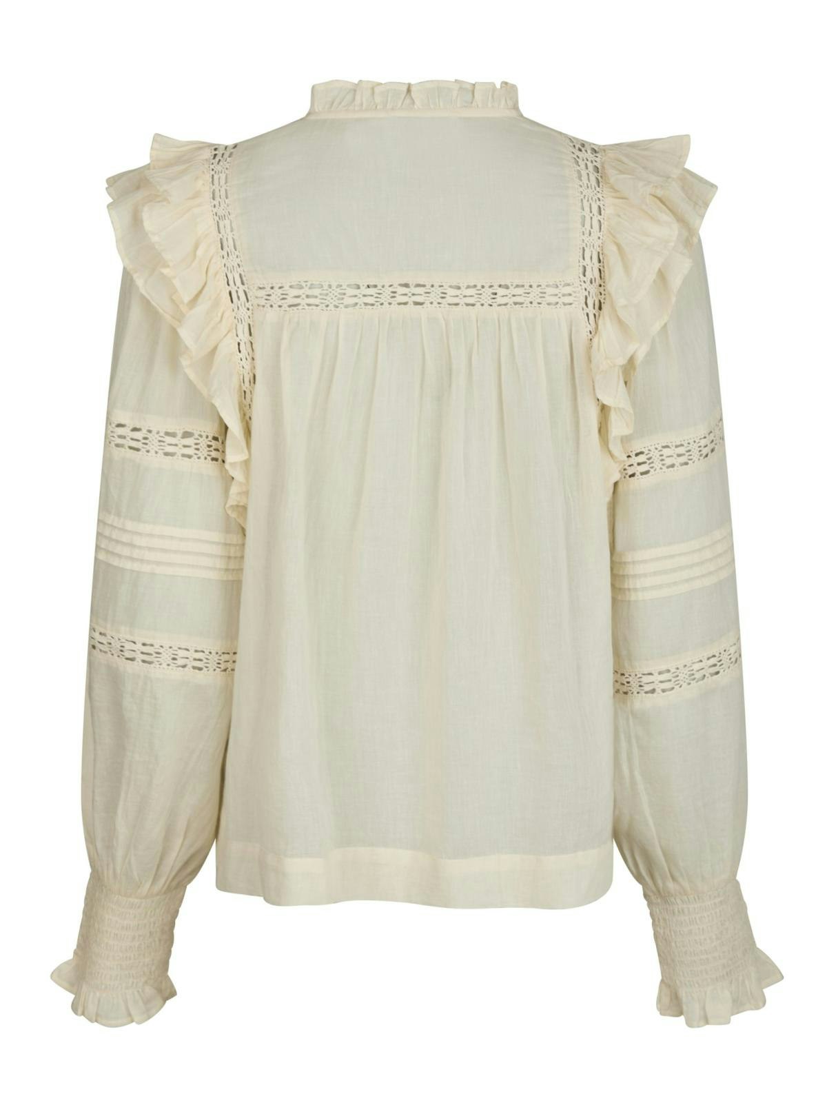 Neo Noir - Mauri S Voile Blouse (Light Yellow)