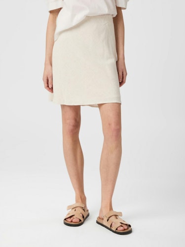 Neo Noir - Luna Linen Skirt (Natural)