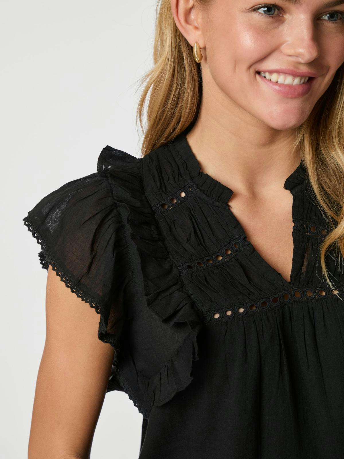 Neo Noir - Jamma S Voile Dress (Black)