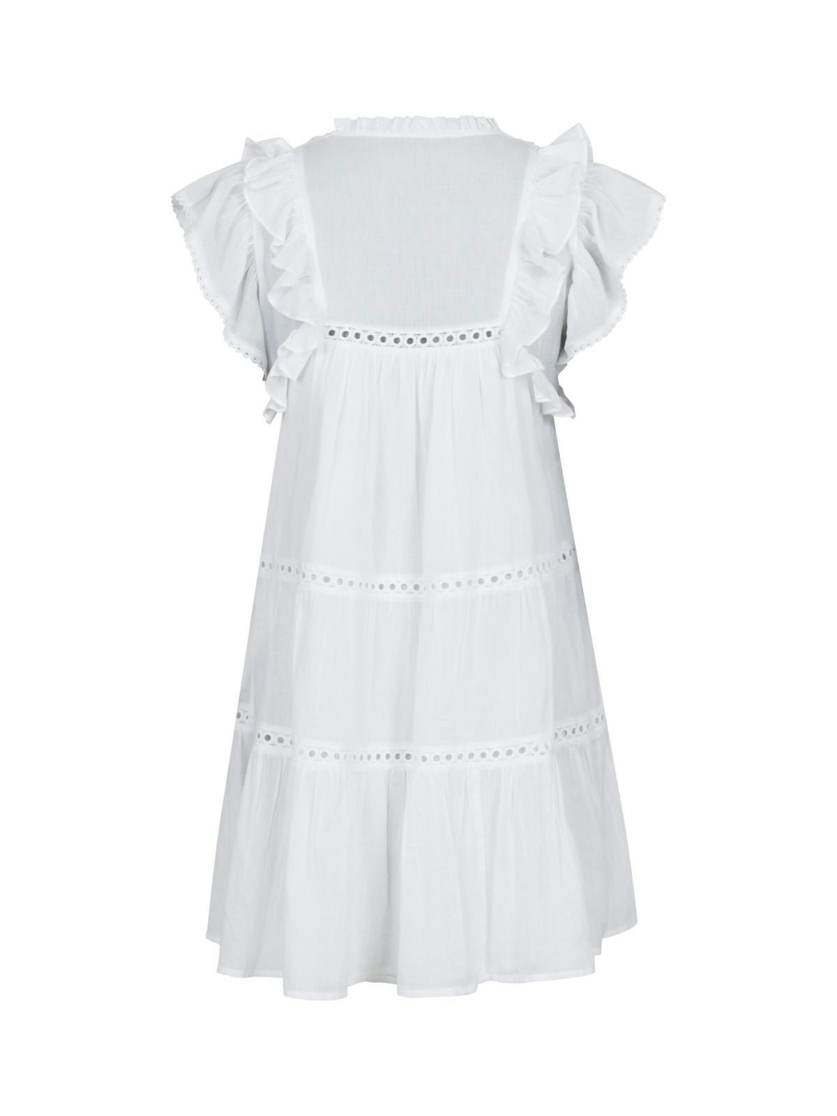 Neo Noir - Jamma S Voile Dress (White)