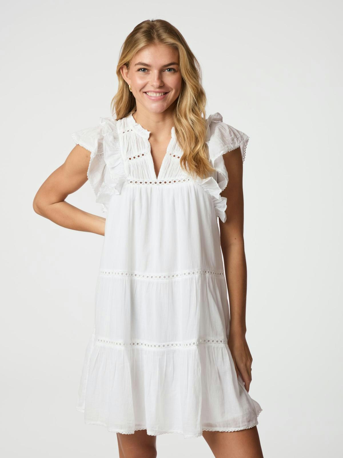 Neo Noir - Jamma S Voile Dress (White)