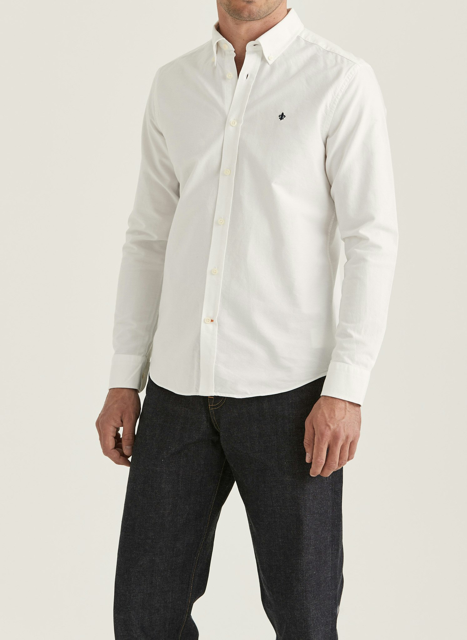 Morris - Oxford Buttom Down Shirt (White)
