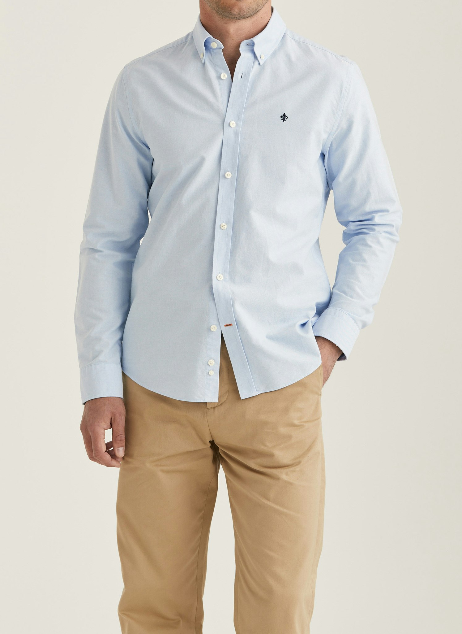 Morris - Oxford Buttom Down Shirt (Light Blue)