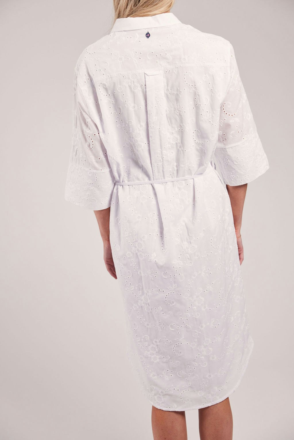 Sebago - Felicia Broderie Anglaise Dress (White)