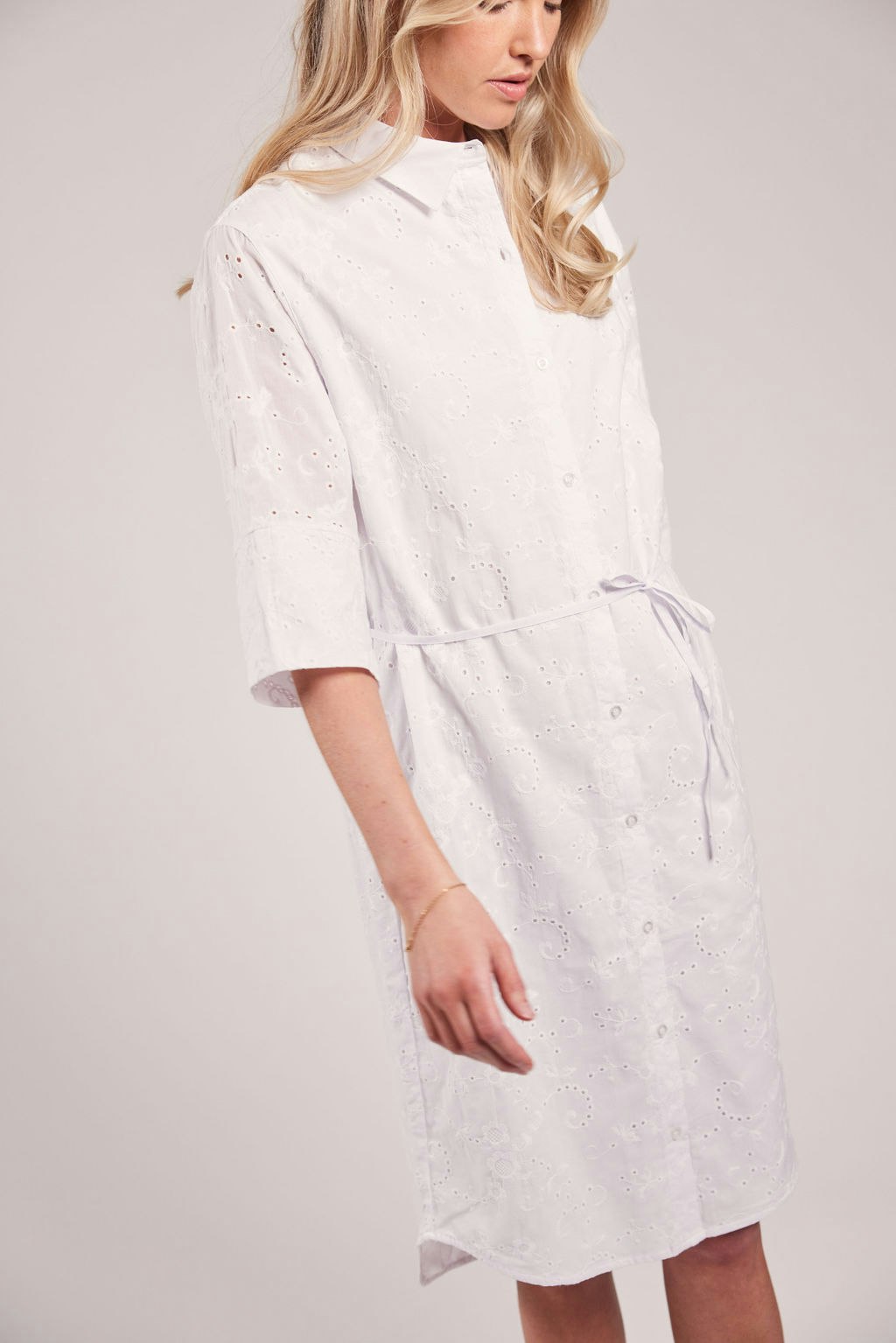 Sebago - Felicia Broderie Anglaise Dress (White)