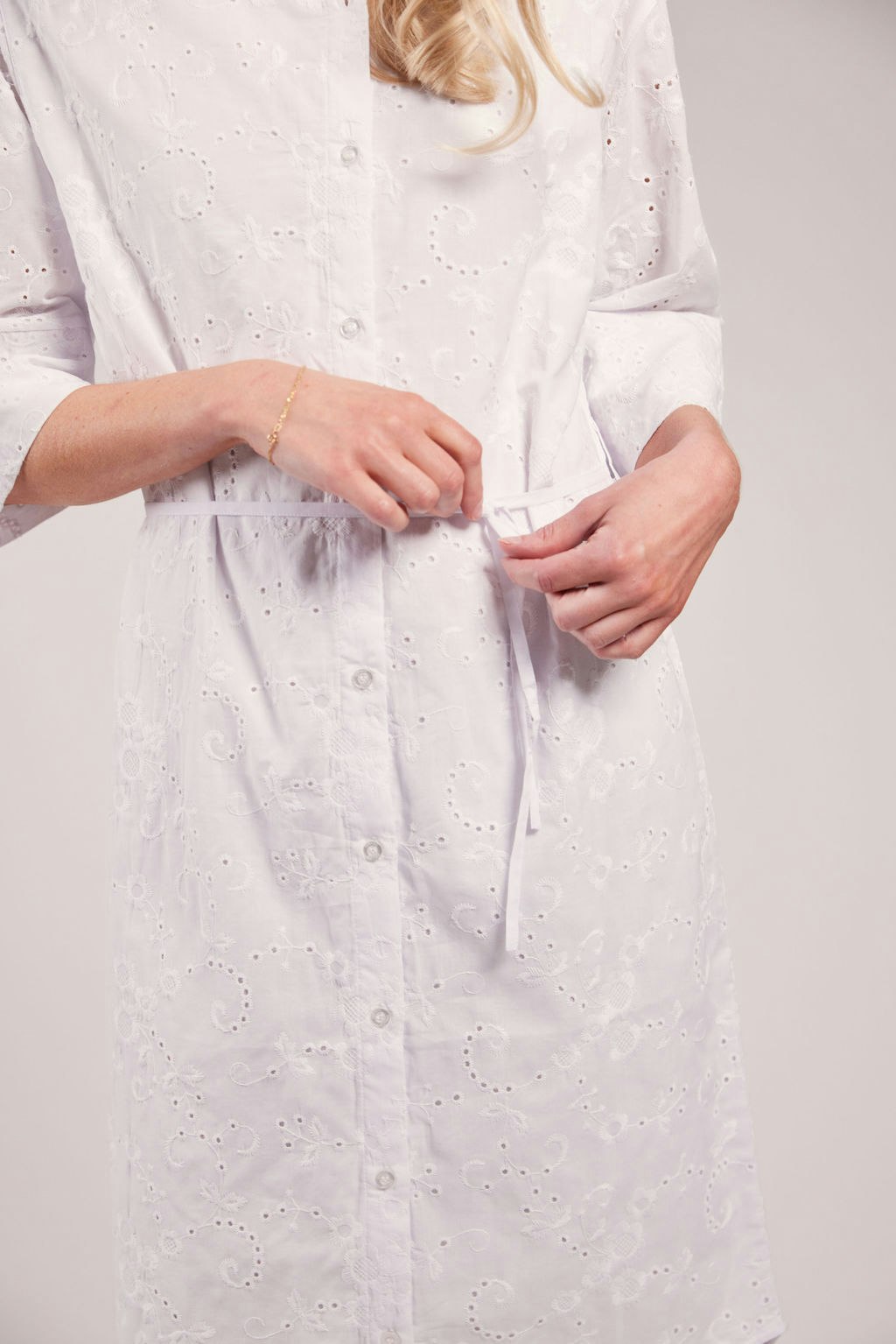 Sebago - Felicia Broderie Anglaise Dress (White)