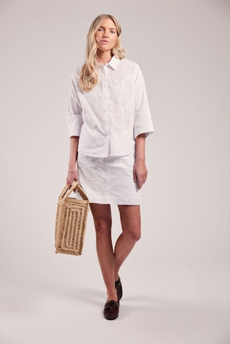 Sebago - Helen Broderie Anglaise Blouse (White)