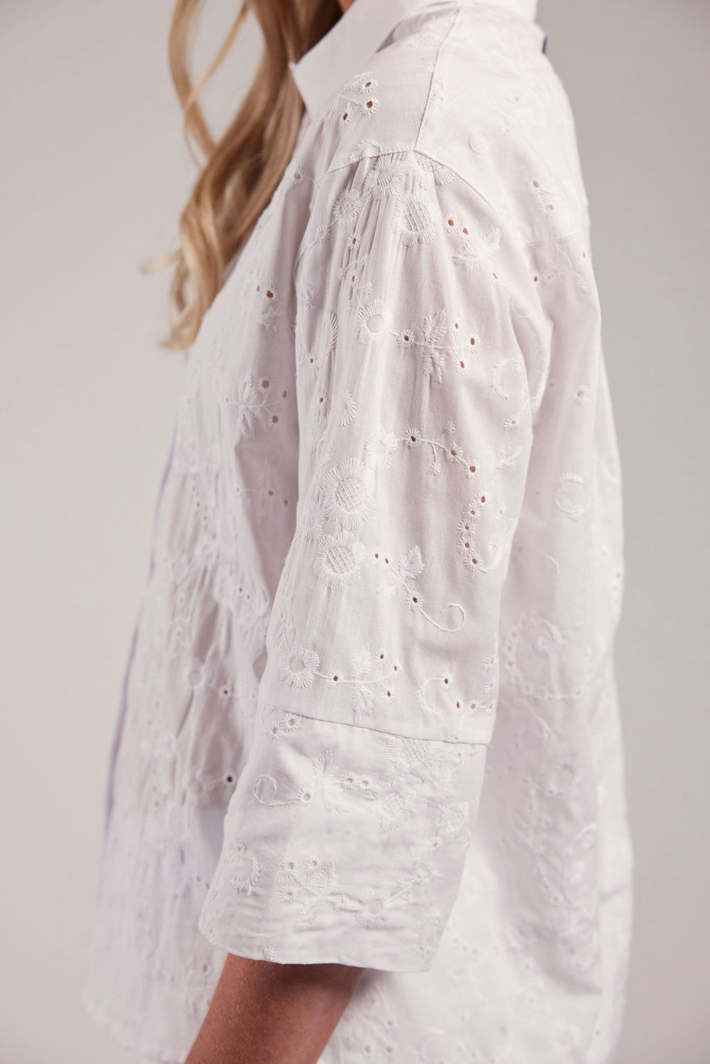 Sebago - Helen Broderie Anglaise Blouse (White)