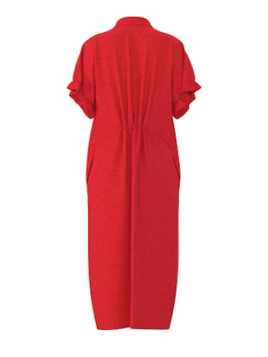 Object - OBJSANNE TIANA S/S DRESS (Red)