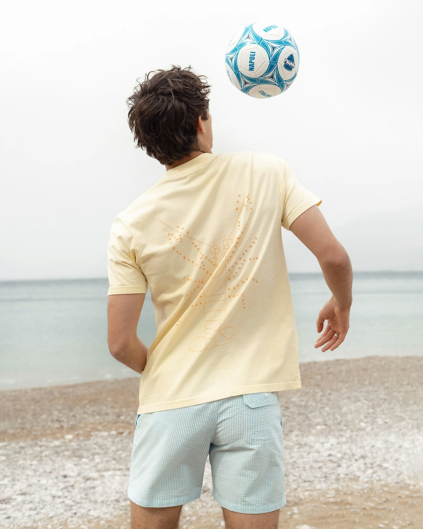 Maison Labiche - Patureau T-shirt Lobster Lover (Vanilla Washed)