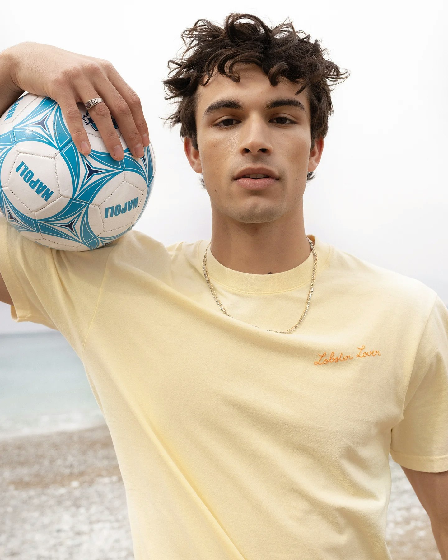 Maison Labiche - Patureau T-shirt Lobster Lover (Vanilla Washed)