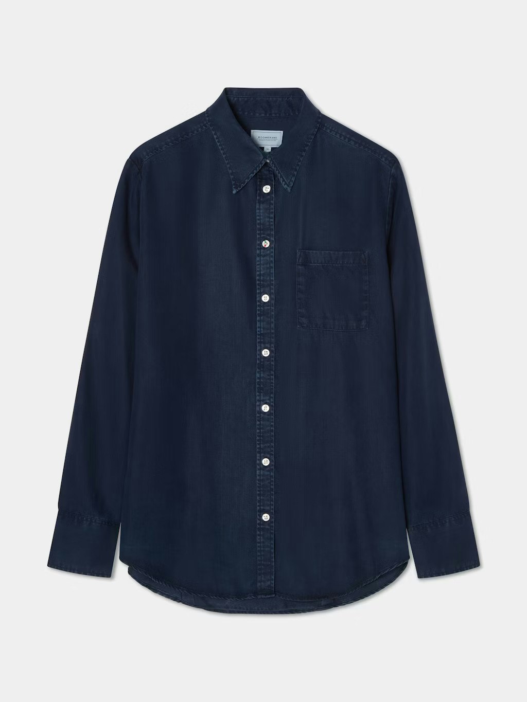 Boomerang - Fotö Indigo Tencel Shirt (Night Sky)