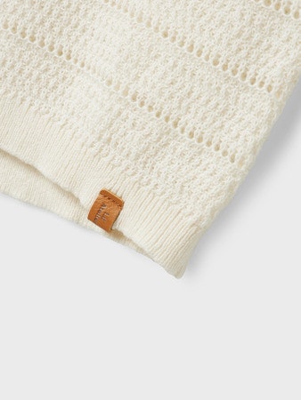 Lil' Atelier - NMMGLIVO SS KNIT POLO (Coco Milk)