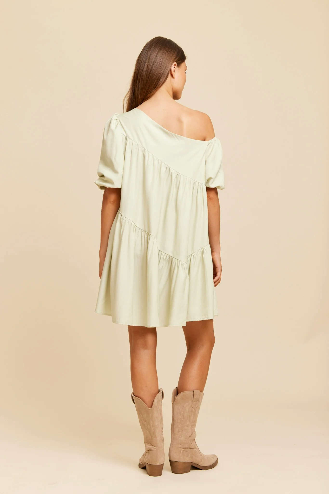 Rut & Circle - CARIN DRESS (Light Green)
