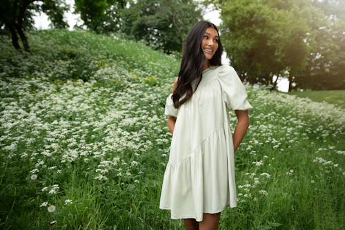 Rut & Circle - CARIN DRESS (Light Green)