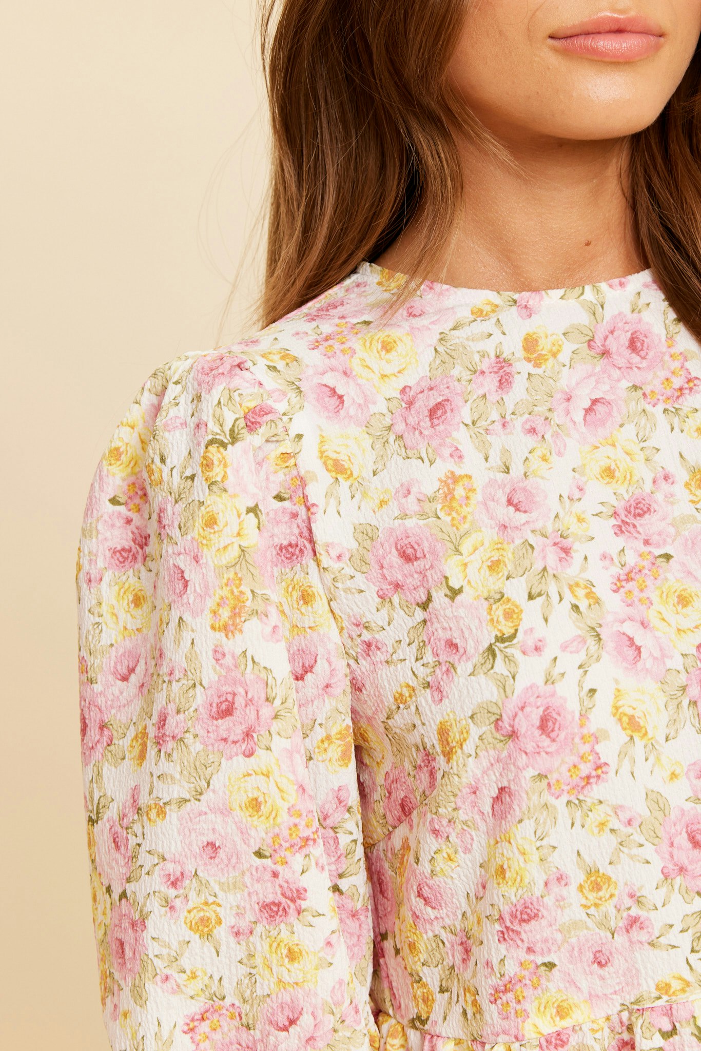 Rut & Circle - ZELINA SHORT DRESS (Pink Flower)