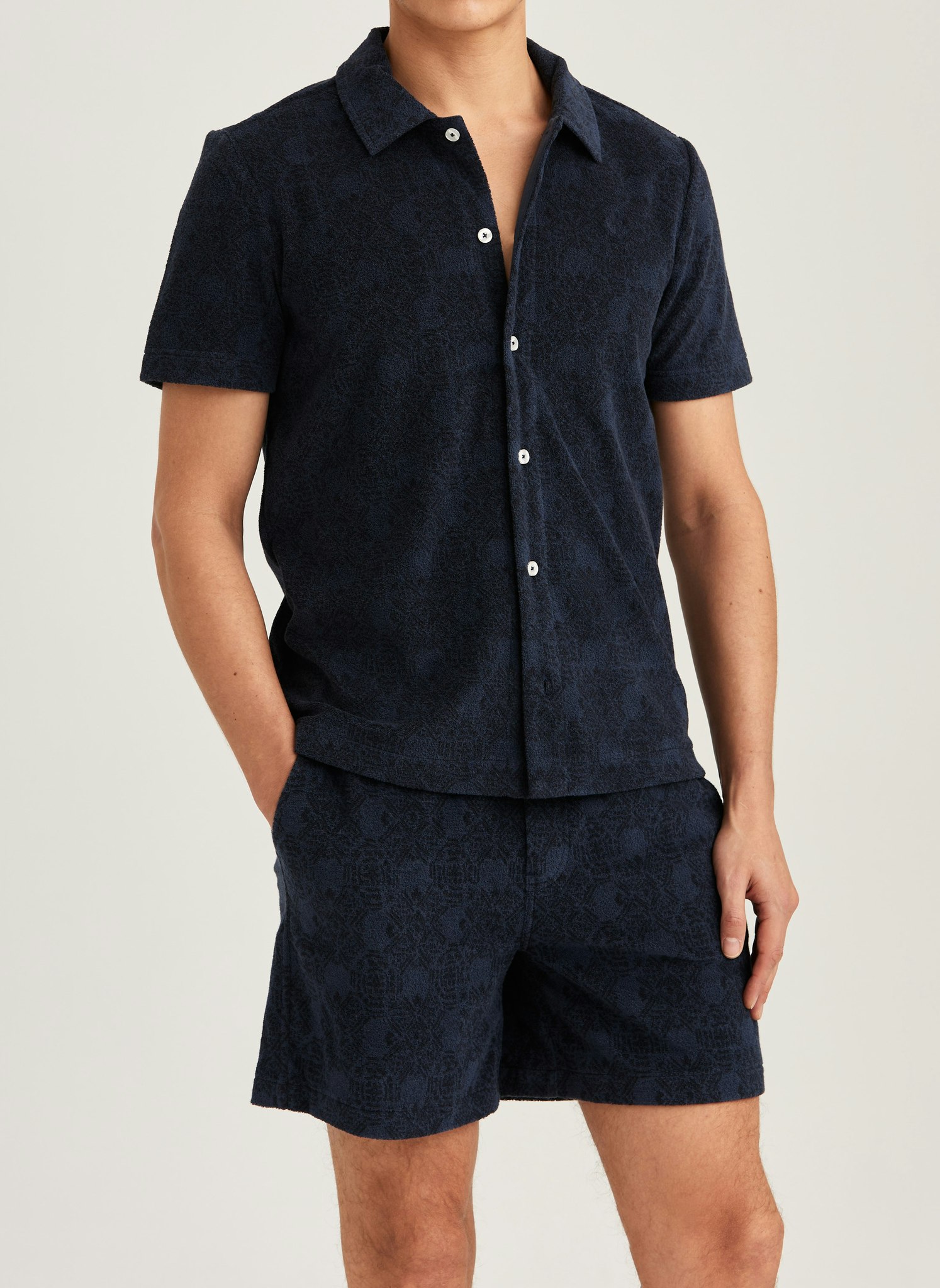 Morris - Shelby Terry Shirt (Navy)