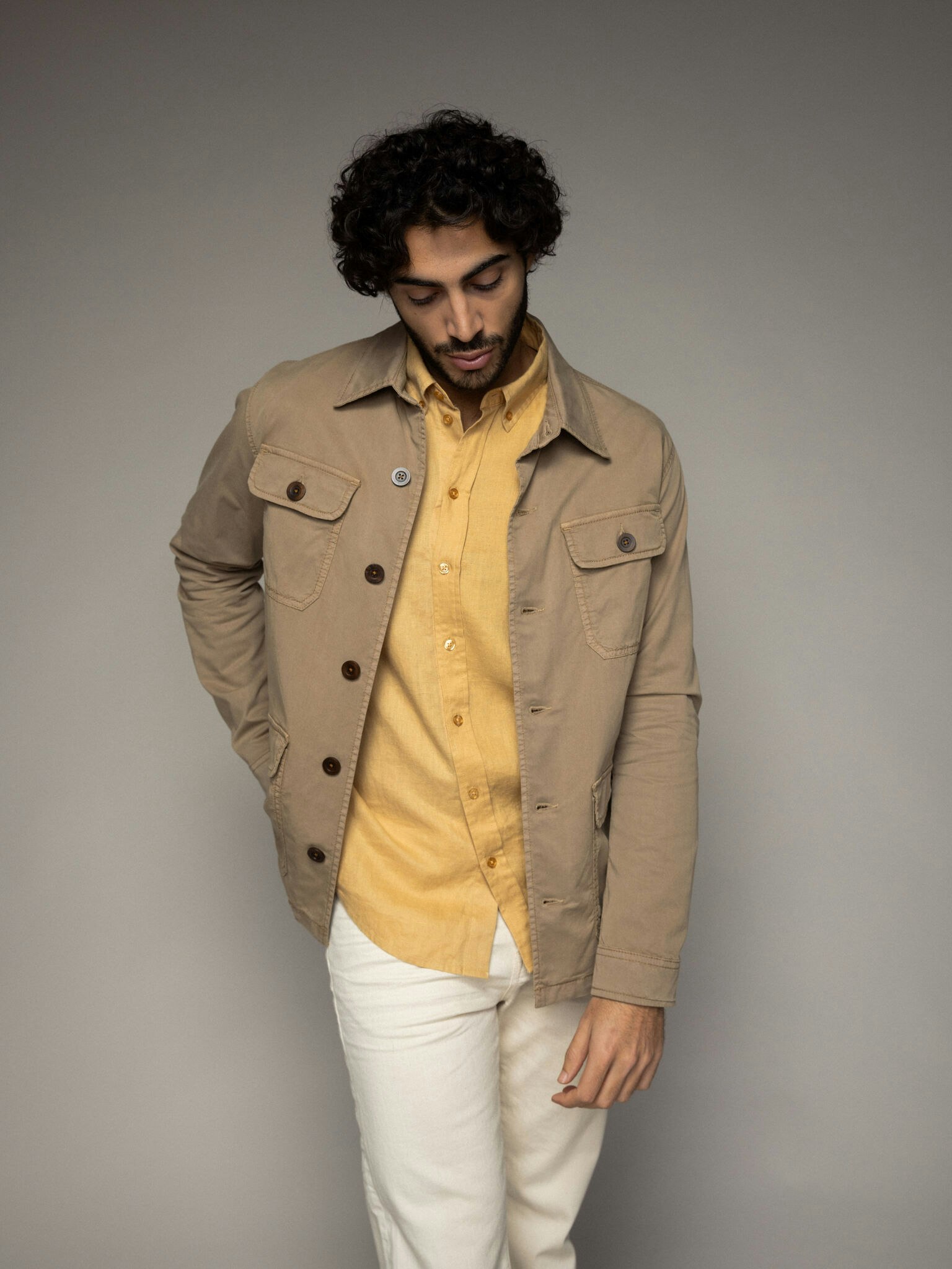 Mos Mosh Gallery - Dam Darwin Field Jacket (Warm Sand)