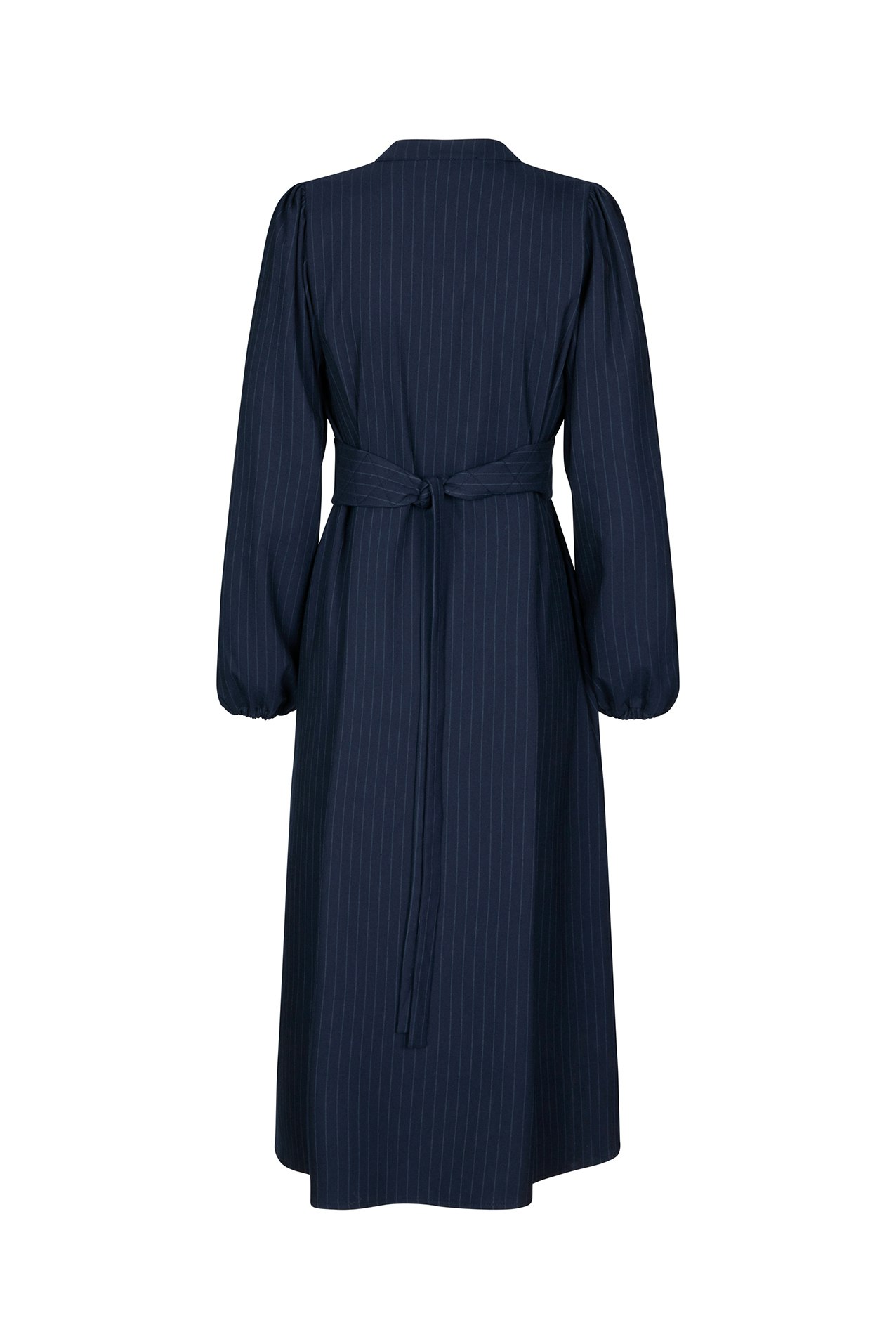 Lollys Laundry - ParisLL Midi Dress LS (Dk Navy)