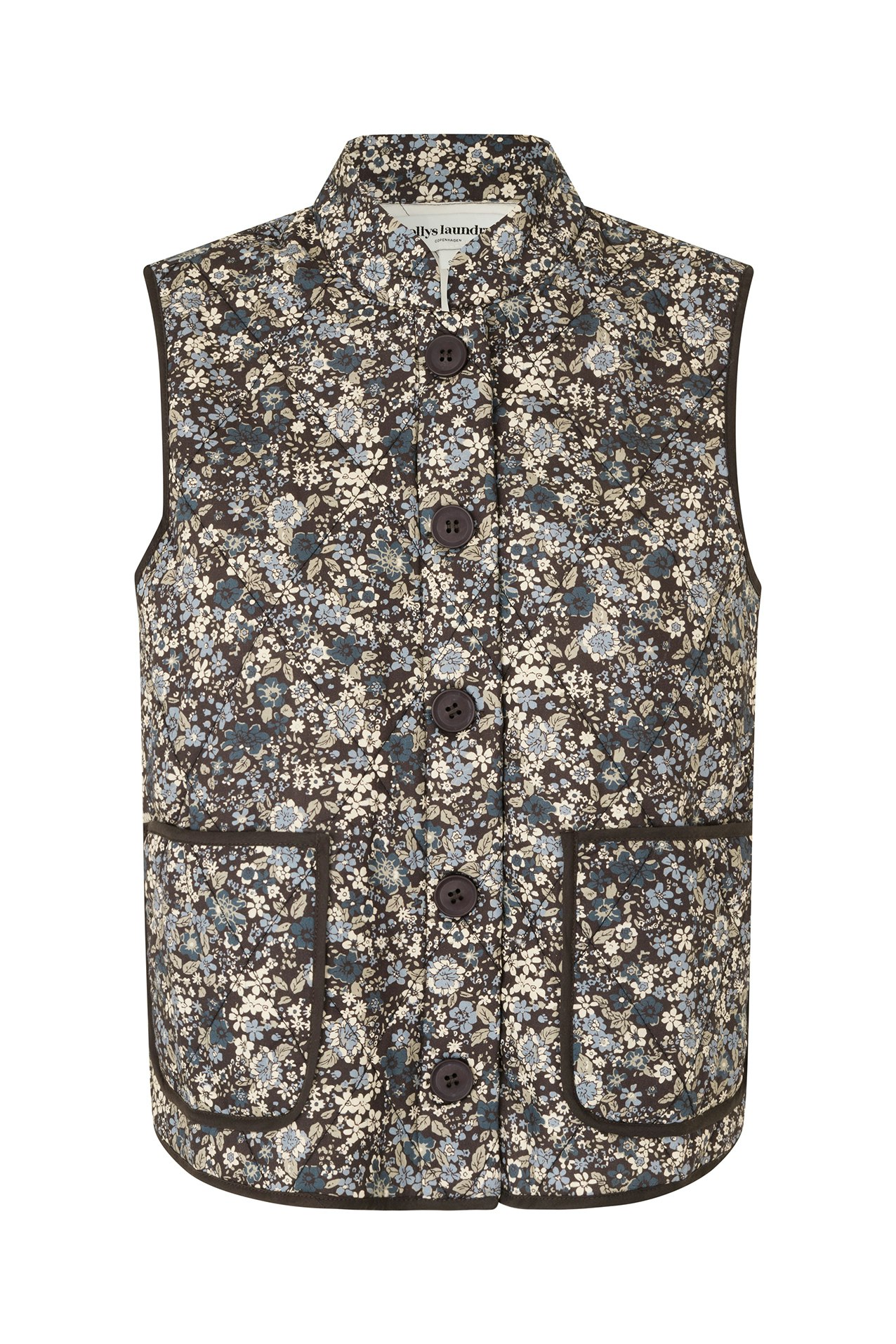 Lollys Laundry - CairoLL Quilted Vest (Washed Black)