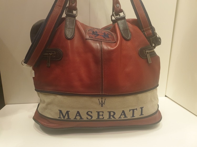 La Martina - Maserati Polo bag - Red / Navy