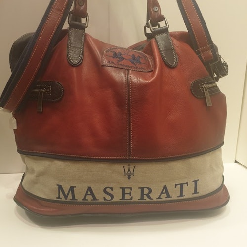 La Martina - Maserati Polo bag - Red / Navy