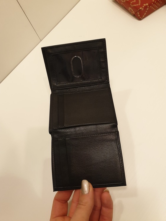 Plånbok - Svart läder