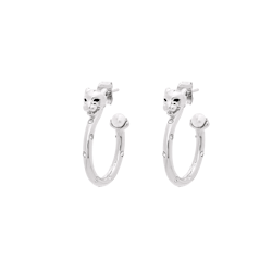 Lily and Rose - Petite Sheba hoops - Silver