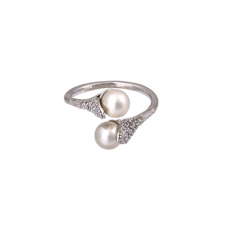 Lily and Rose - Jackie ring ivory pearl