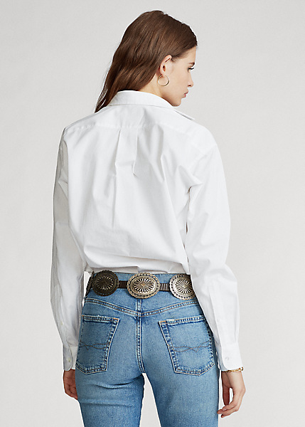 Ralph Lauren - Cotton broadcloth shirt White - 1299