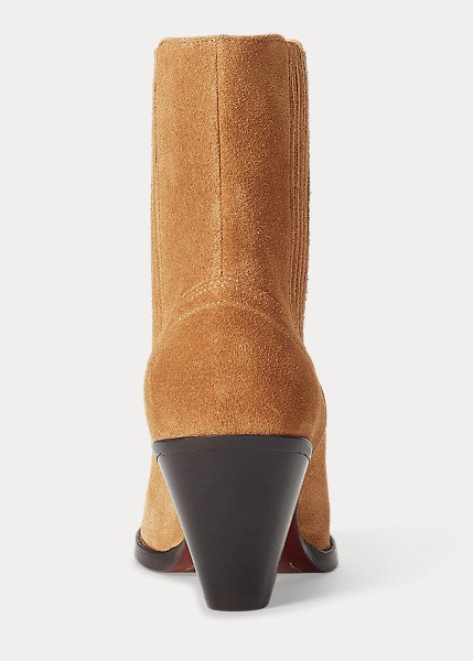 Polo Ralph Lauren - Lowrey Suede Cowboy Boot - Sand