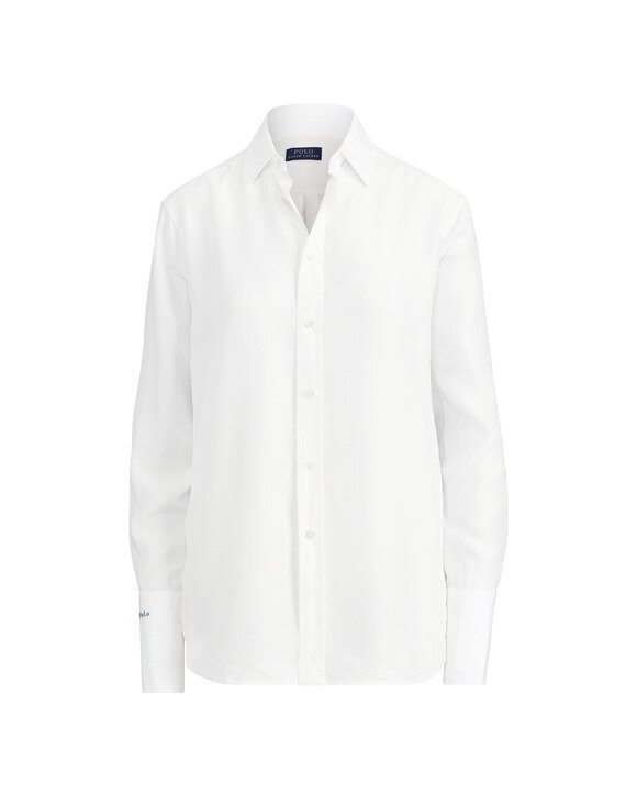 Polo Ralph Lauren - Silk-Broadcloth shirt - Mullberry