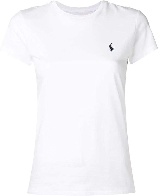 Ralph Lauren - Vit T-shirt med blå häst