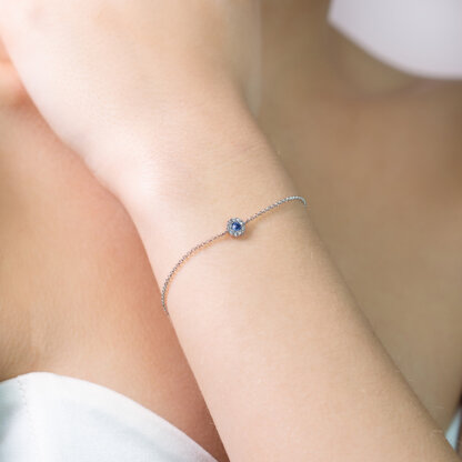 Lily and Rose - PETITE MISS SOFIA BRACELET – SAPPHIRE (SILVER)