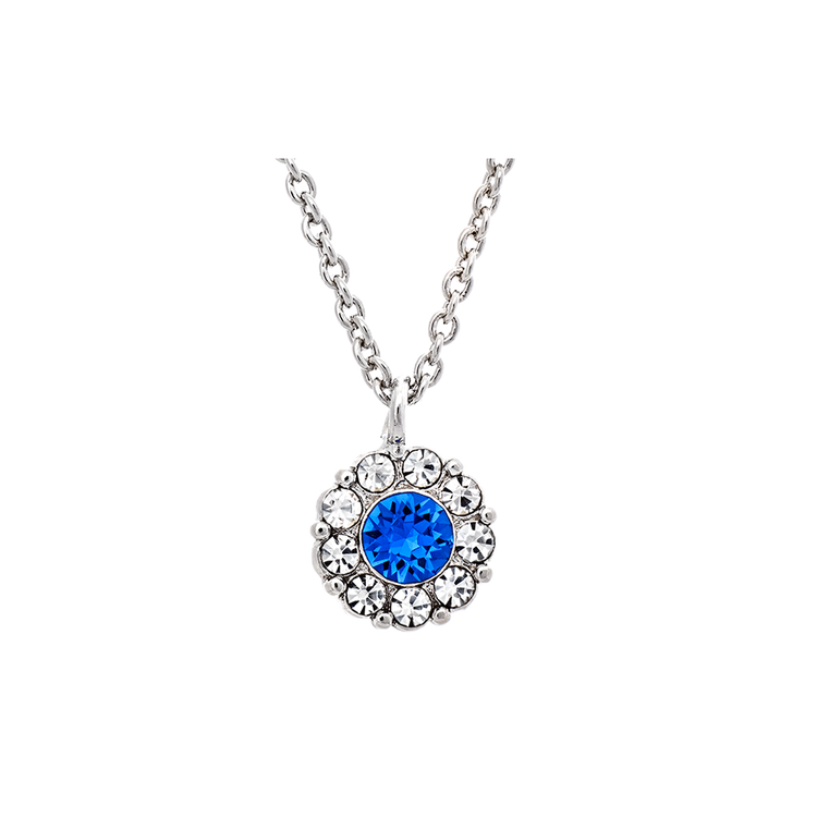 Lily and Rose - PETITE MISS SOFIA NECKLACE – SAPPHIRE (SILVER)