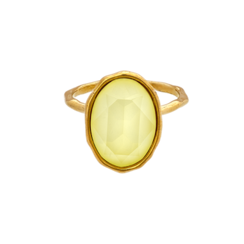 Lily and Rose - ASTRID OVAL RING – SUGAR LEMON