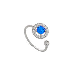Lily and Rose - MIRANDA RING – SAPPHIRE (SILVER)